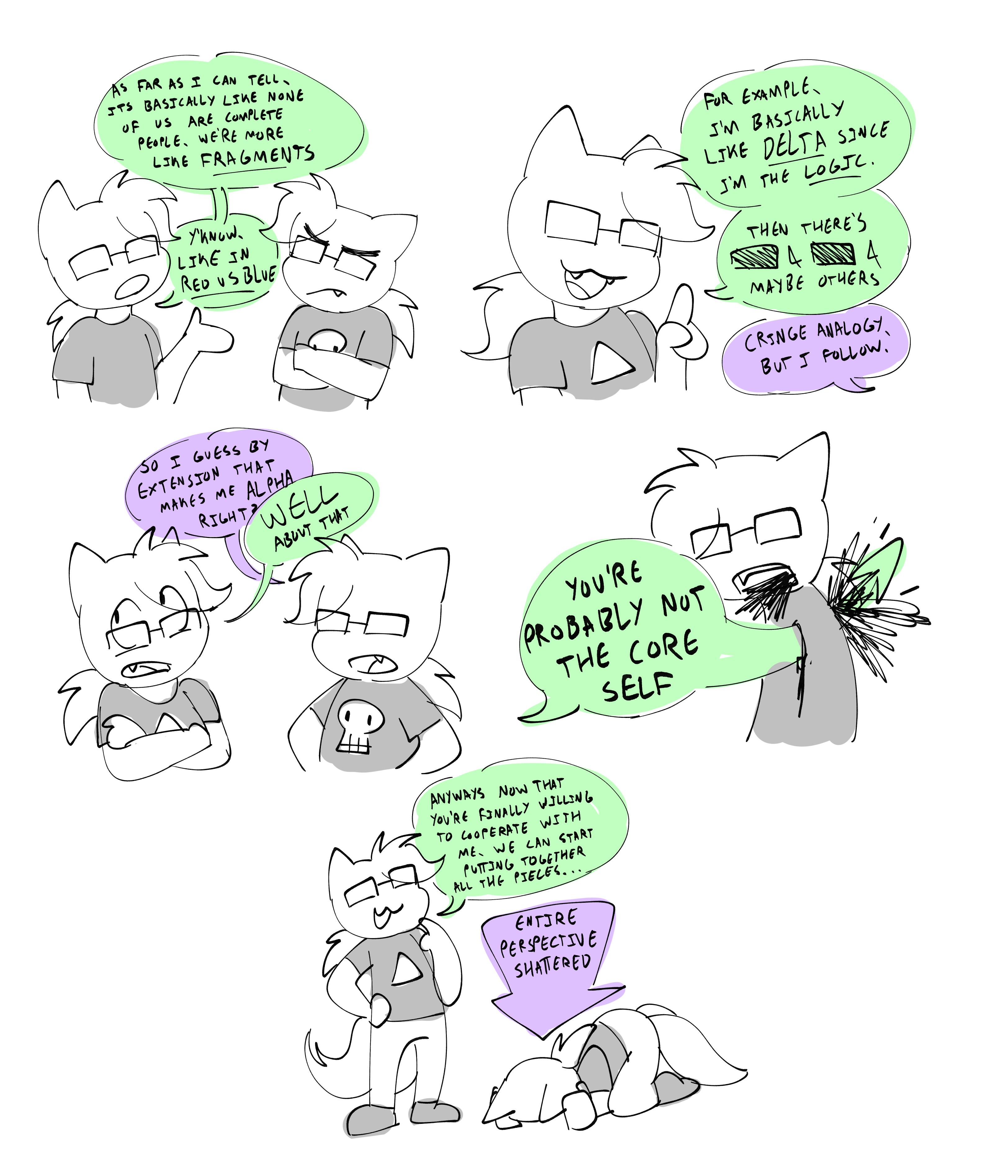 002 Green vs. Purple